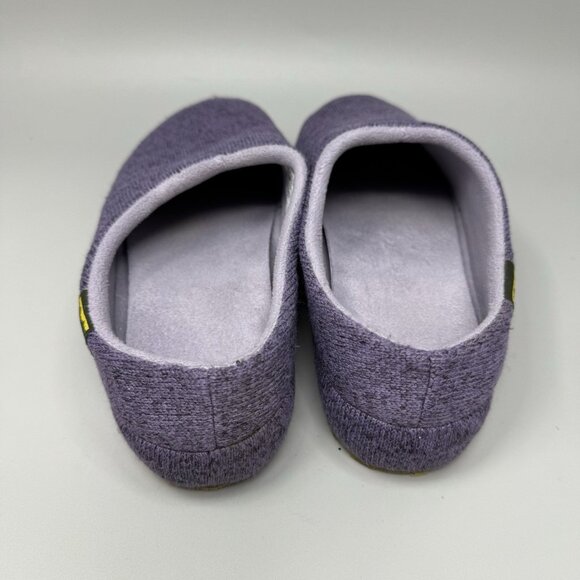 LL Bean Women's Sweater Fleece Slipper Scuff Slip on Purple Size 8 - Picture 6 of 9
